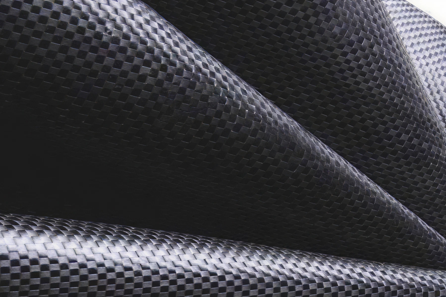 woven geotextile fabric close up